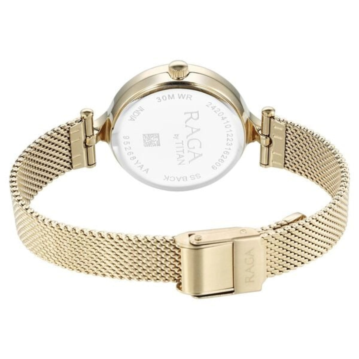 Titan Raga Showstopper Quartz Analog Silver Dial Women Watch 95268YM01