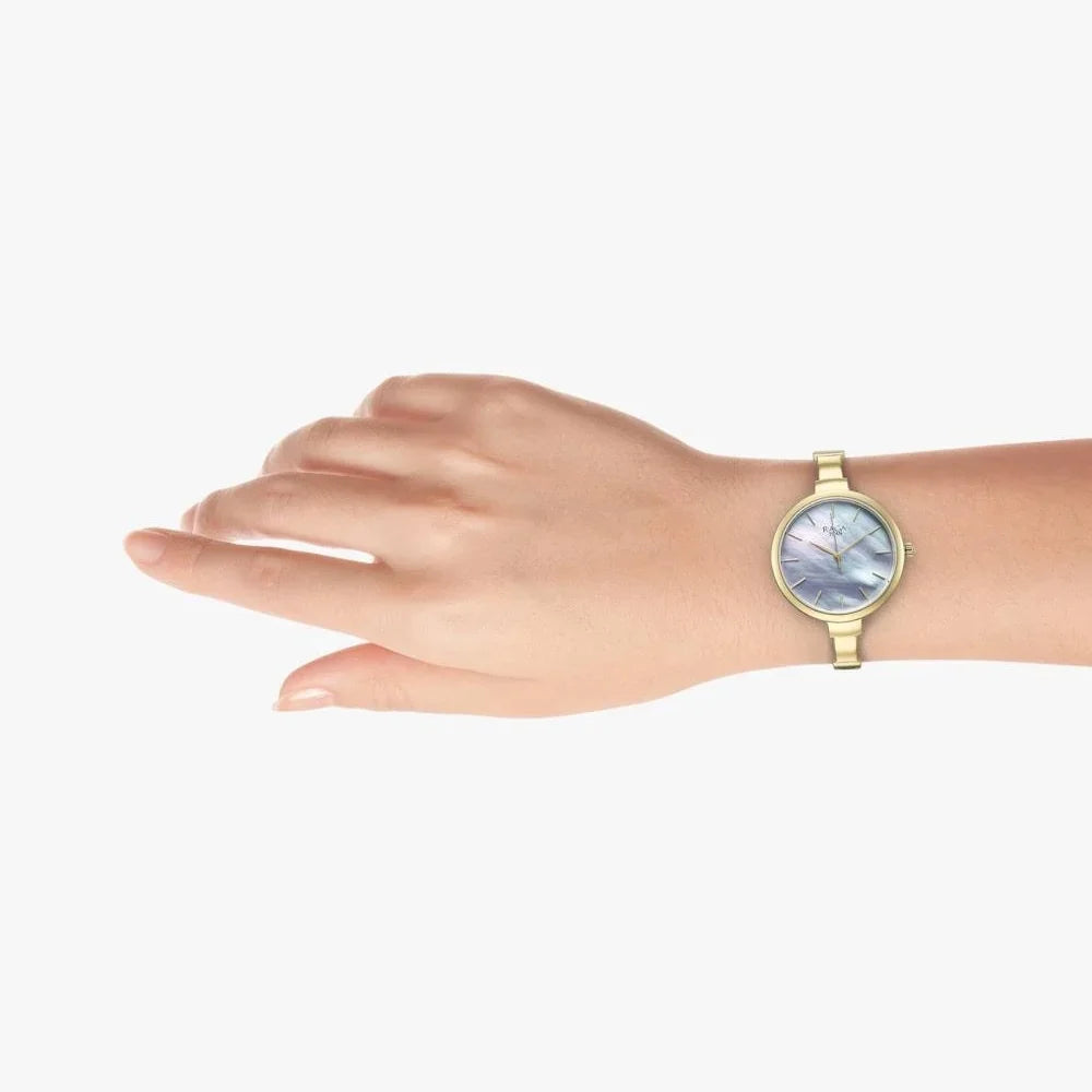 Titan Raga Showstopper Quartz Analog Mother Of Pearl Dial Watch for Women 95273YM01