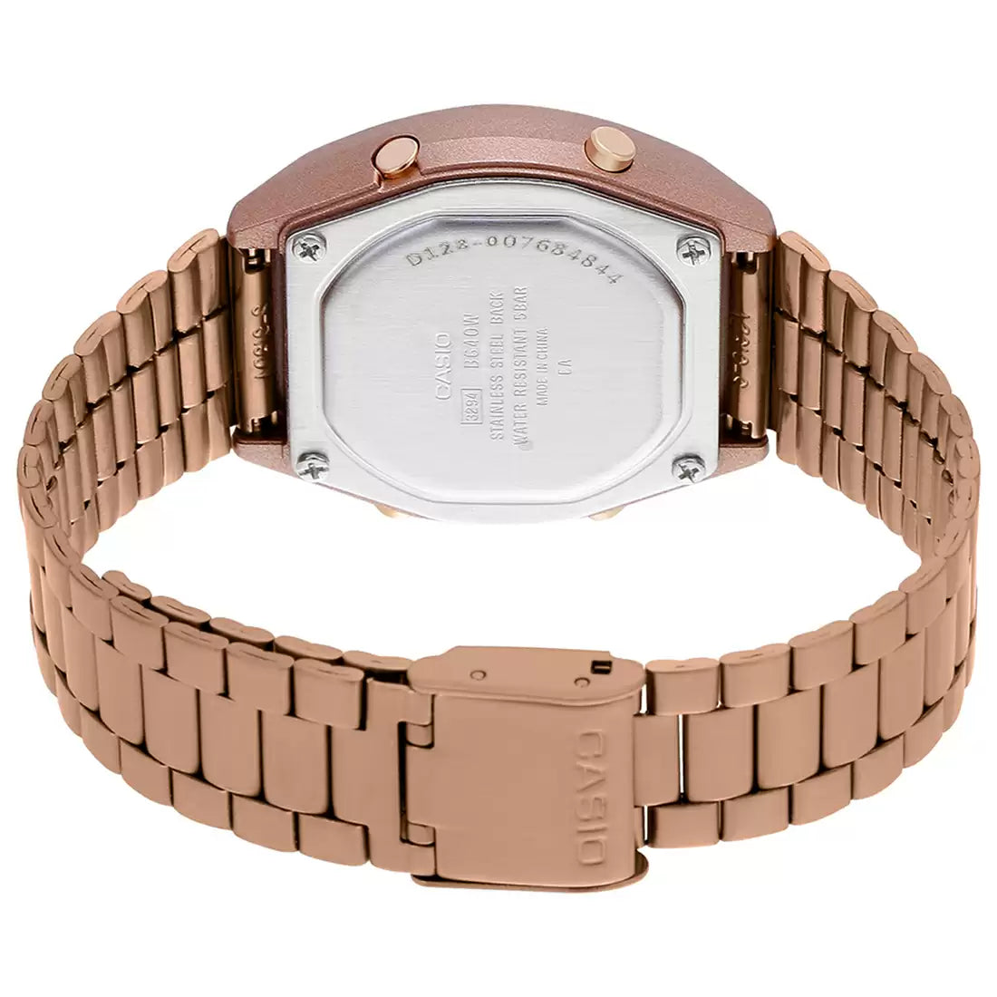 Casio D128 VINTAGE COLLECTION B640WC-5ADF Rose Gold Digital Unisex Watch
