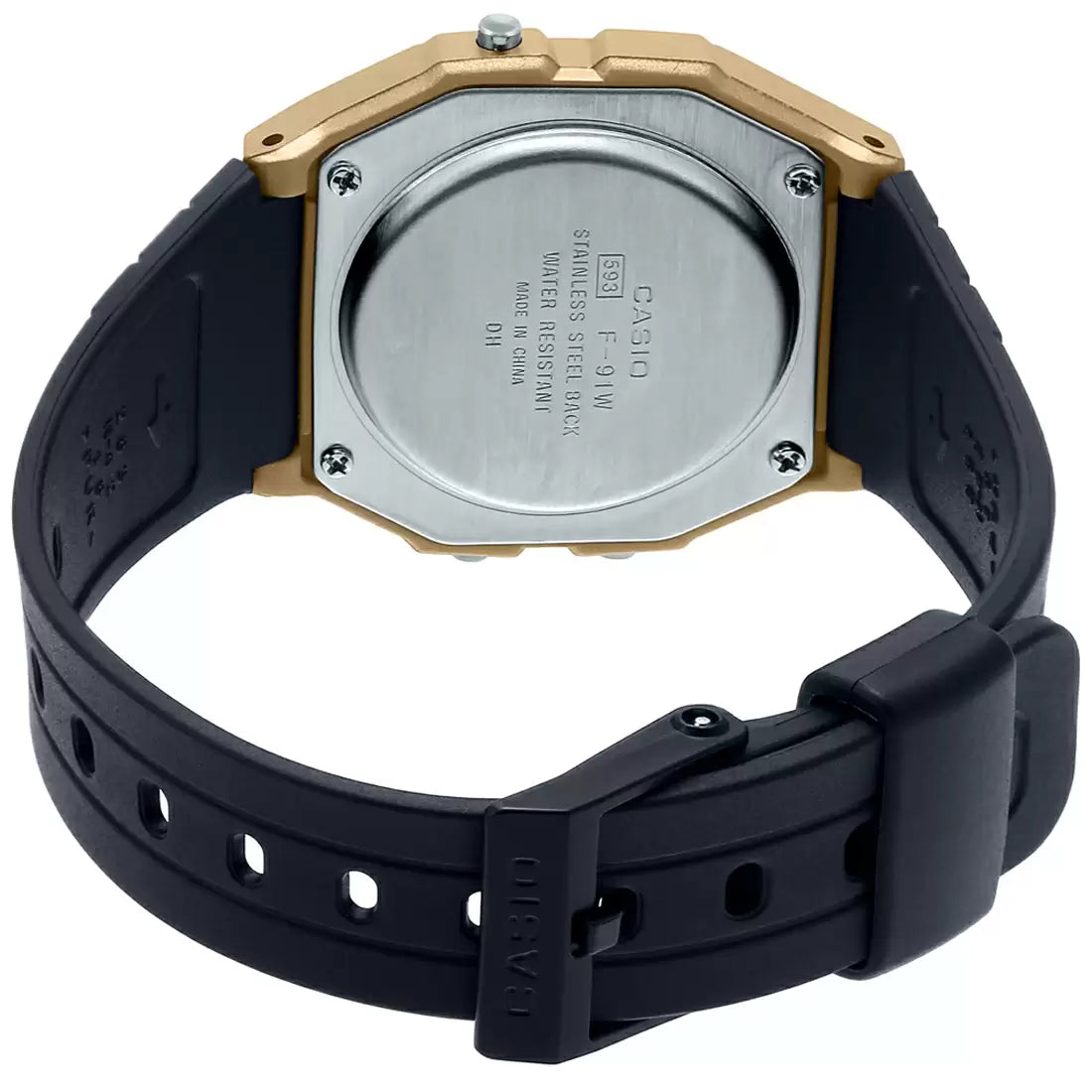 Casio D142 YOUTH F91WM-9ADF Gold Digital Unisex Watch