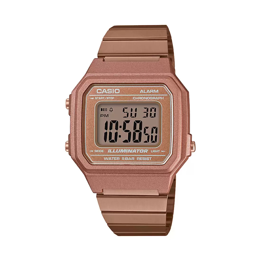 Casio VINTAGE COLLECTION B650WC-5ADF - D200 Rose Gold Digital - Unisex Watch