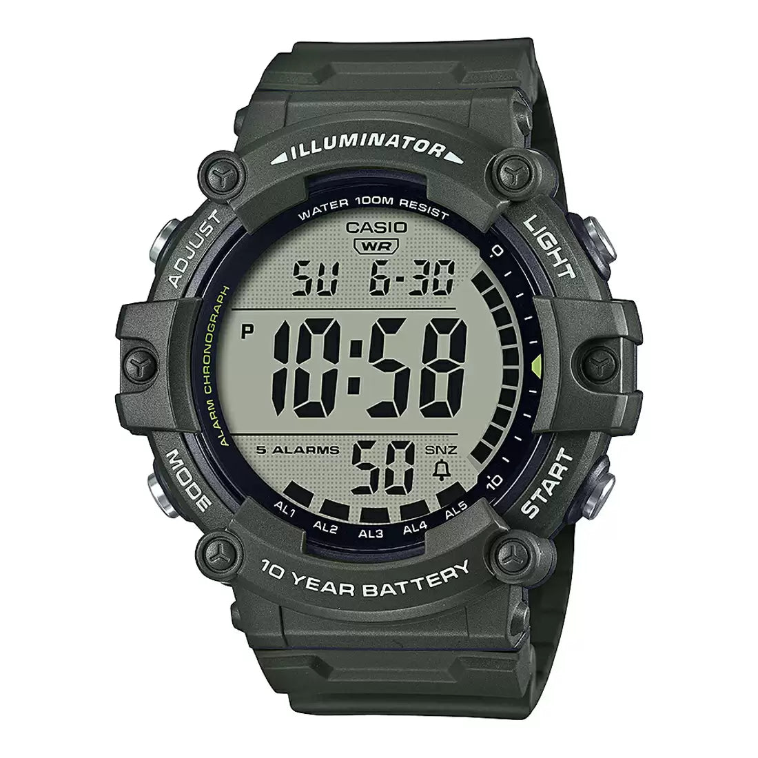 Casio YOUTH AE-1500WHX-3AVDF - D276 Green Digital - Men's Watch