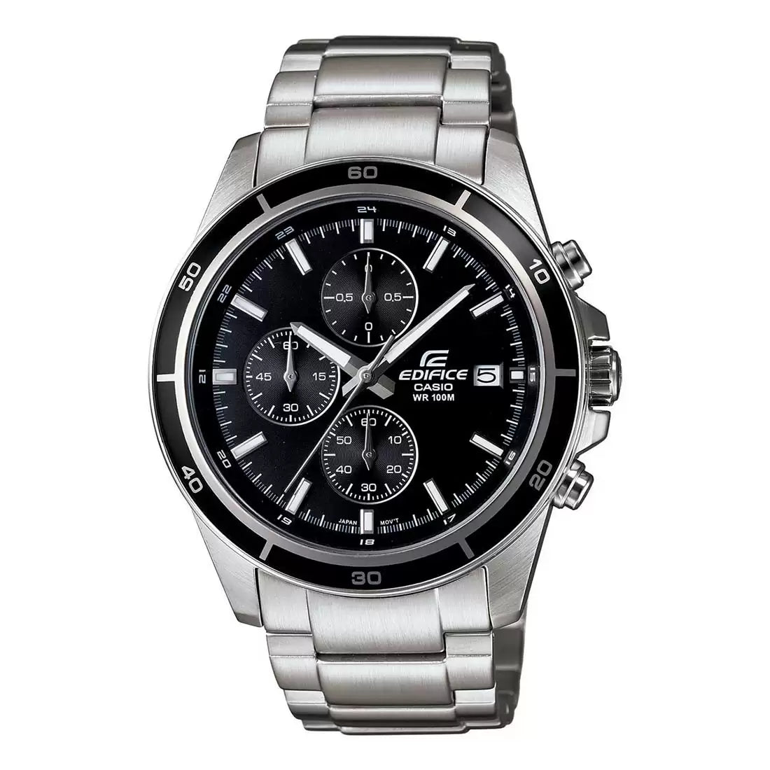 EX093 | CASIO Edifice Silver Chronograph - Men's Watch