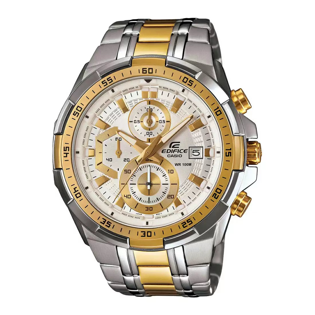 CASIO EX189 Edifice Two-Tone Chronograph Analog - Men's Watch