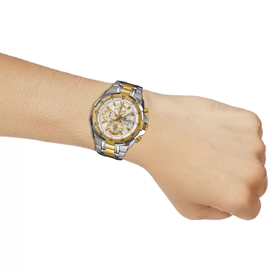 CASIO EX189 Edifice Two-Tone Chronograph Analog - Men's Watch