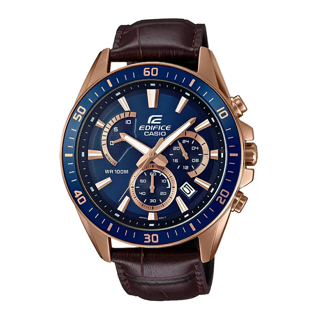 EX358 | CASIO Edifice Brown Chronograph - Men's Watch