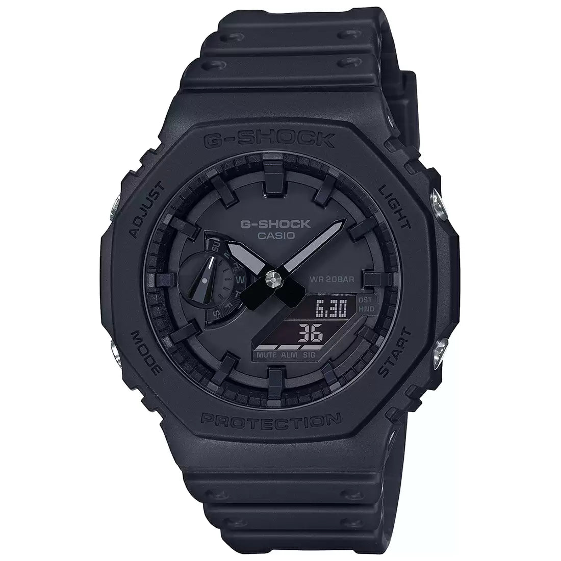 G-SHOCK GA-2100-1A1DR Black Carbon Core Guard Men's Watch - G987