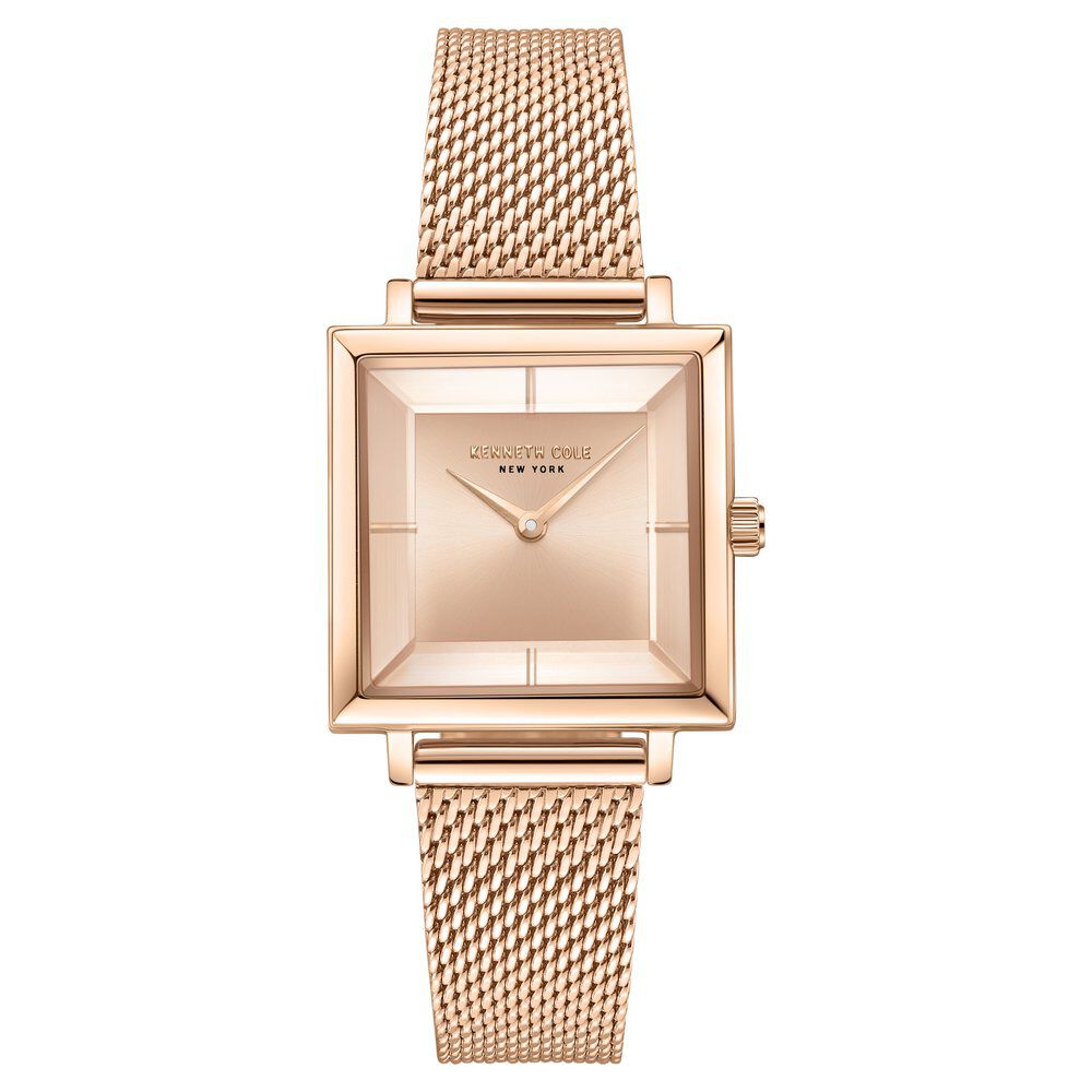 Kenneth Cole Quartz Analog Rose Gold dial Metal Strap Watch for Women KCWLG0026503LD