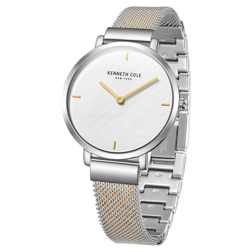 Kenneth Cole Quartz Analog Silver Dial Stainless Steel Strap Watch for Women NEKCWLG2219901LD