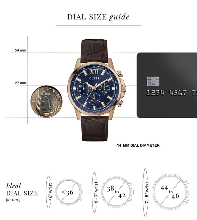 GUESS Walker Quartz Chronograph Men 44mm GW0901G3