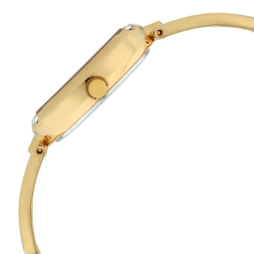 Titan Quartz Analog Golden Dial Metal Strap Women Watch  NS2637YM01