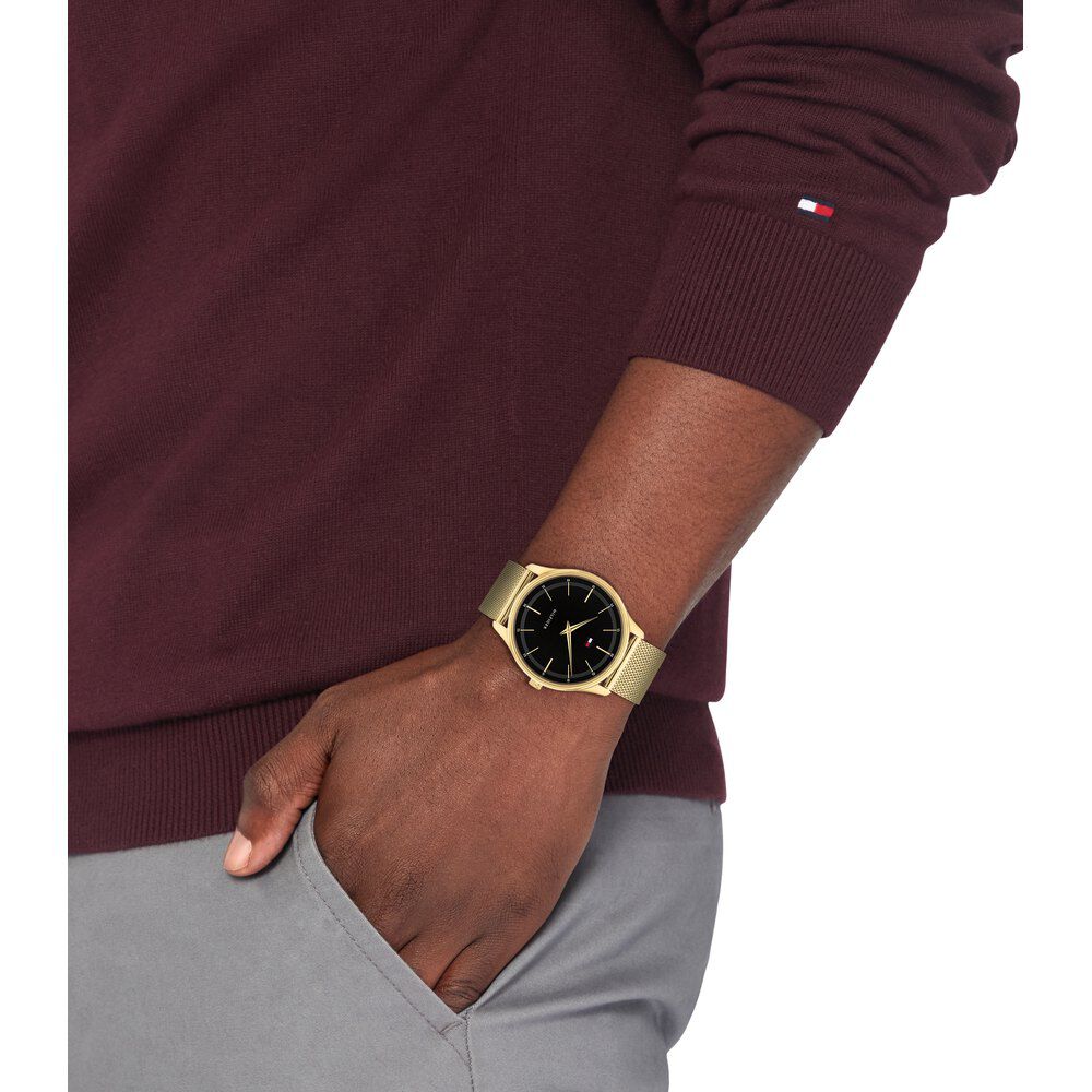 Tommy Hilfiger Men Black Dial Analog Watch NDTH1710469