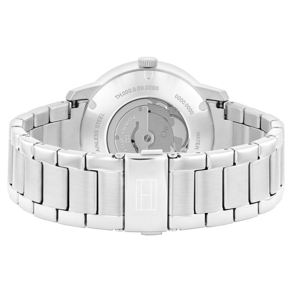 Tommy Hilfiger Automatic Blue Dial Stainless Steel Strap Watch For Men TH1710661W