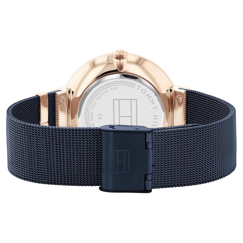 Tommy Hilfiger Quartz Analog Blue Dial Stainless Steel Strap Watch for Women   / 1782541TH1782541