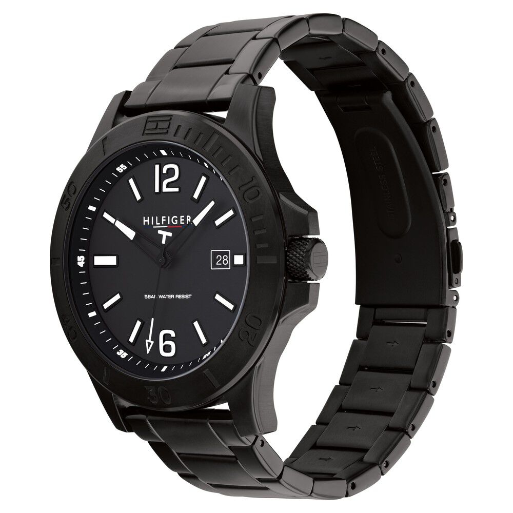 Tommy Hilfiger Analog Black Dial Watch for Men NDTH1791996W