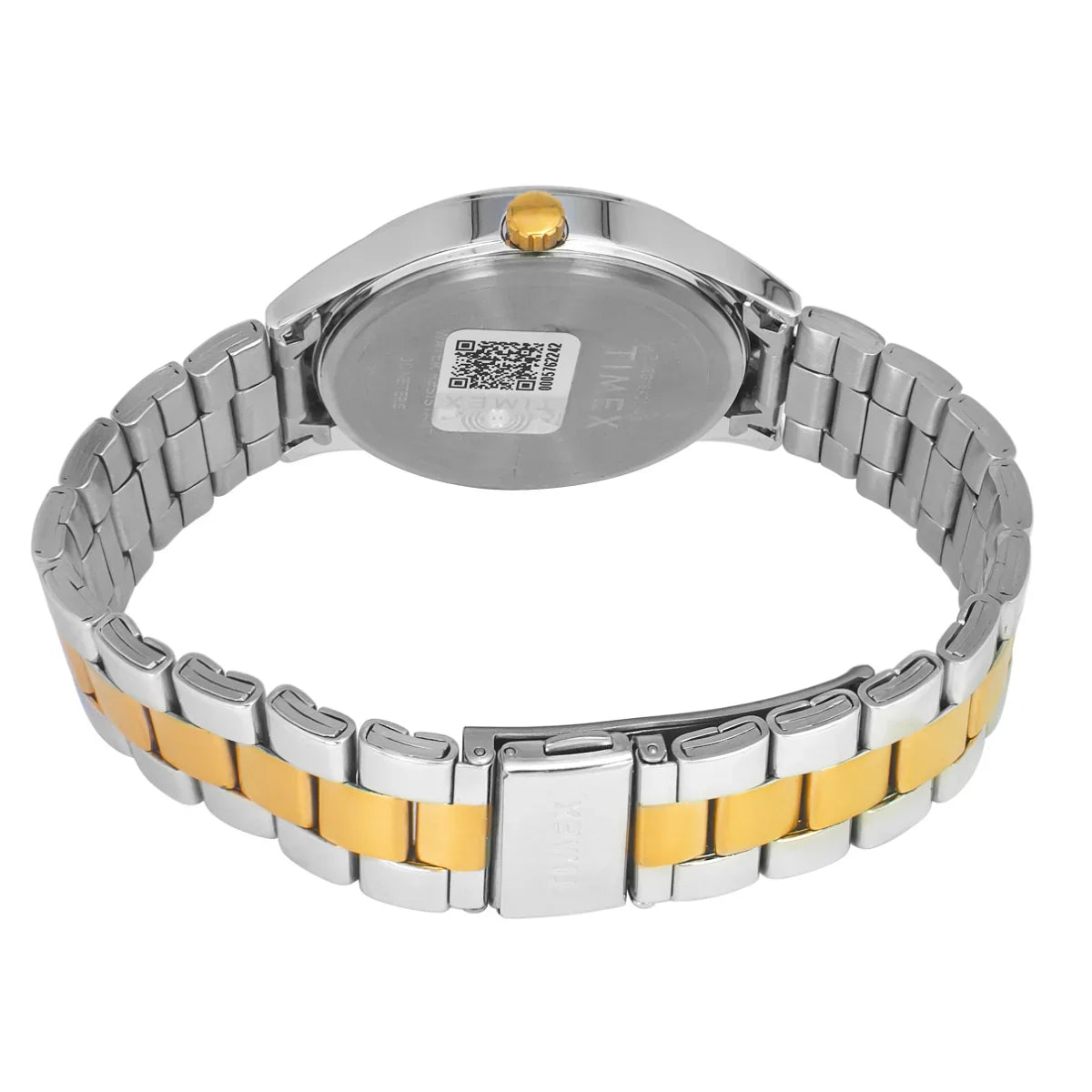Timex Men Multifunction White Round Brass Dial Watch - TWEG18424