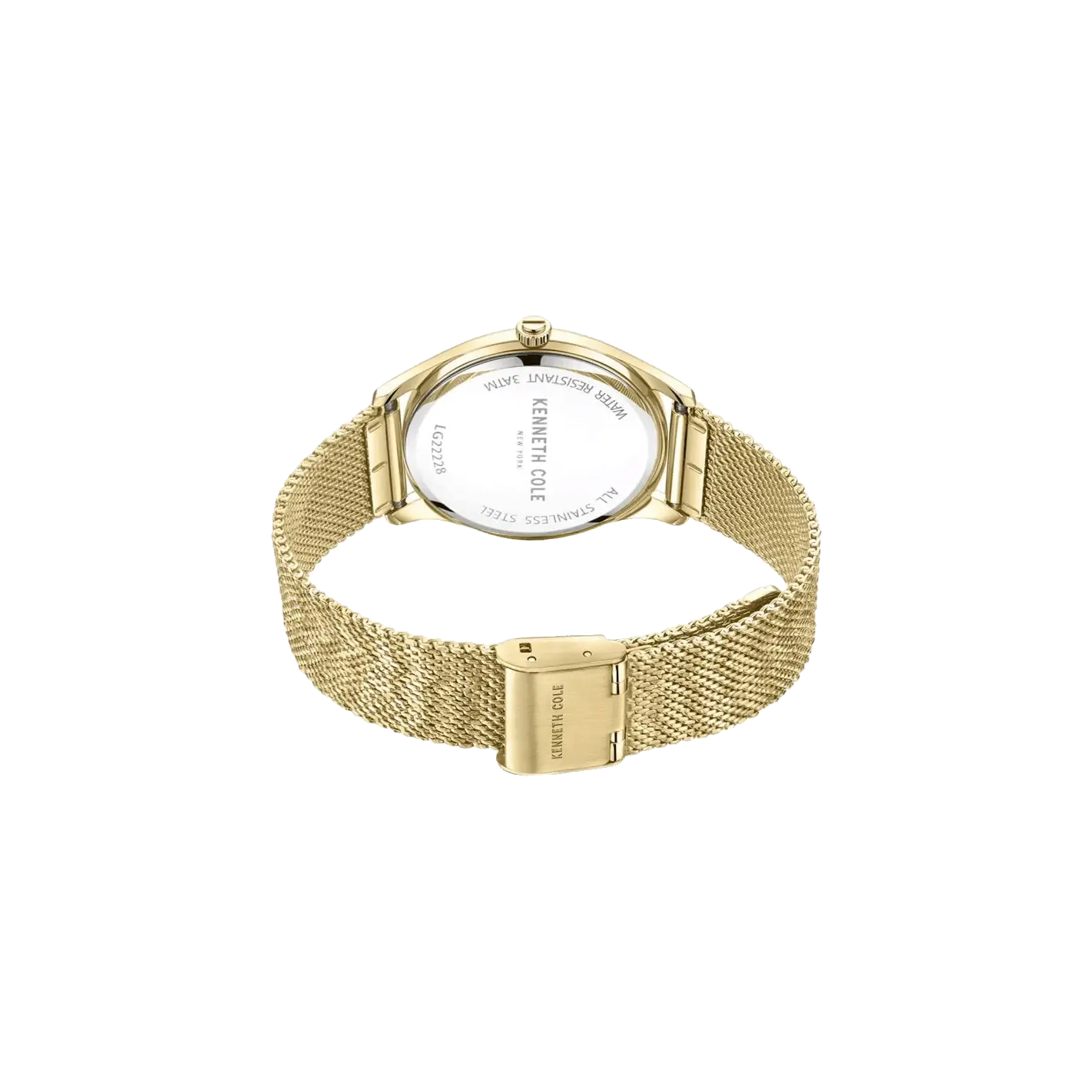 Kenneth Cole Quartz Analog Champagne Dial Stainless Steel Strap Watch for Women