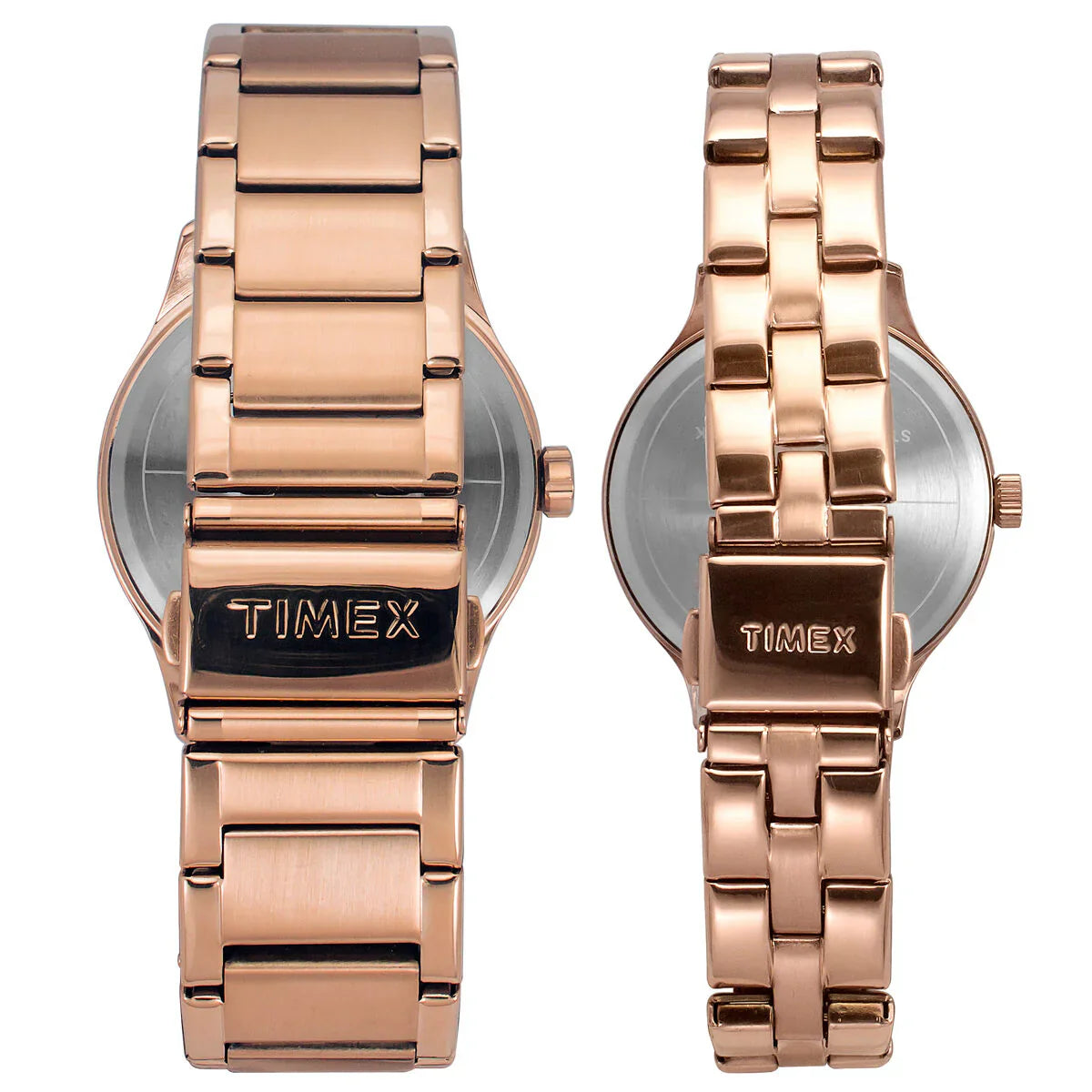 Timex Fashion Pair's Analog Blue Dial Stainless Steel Watch - TW00PR290