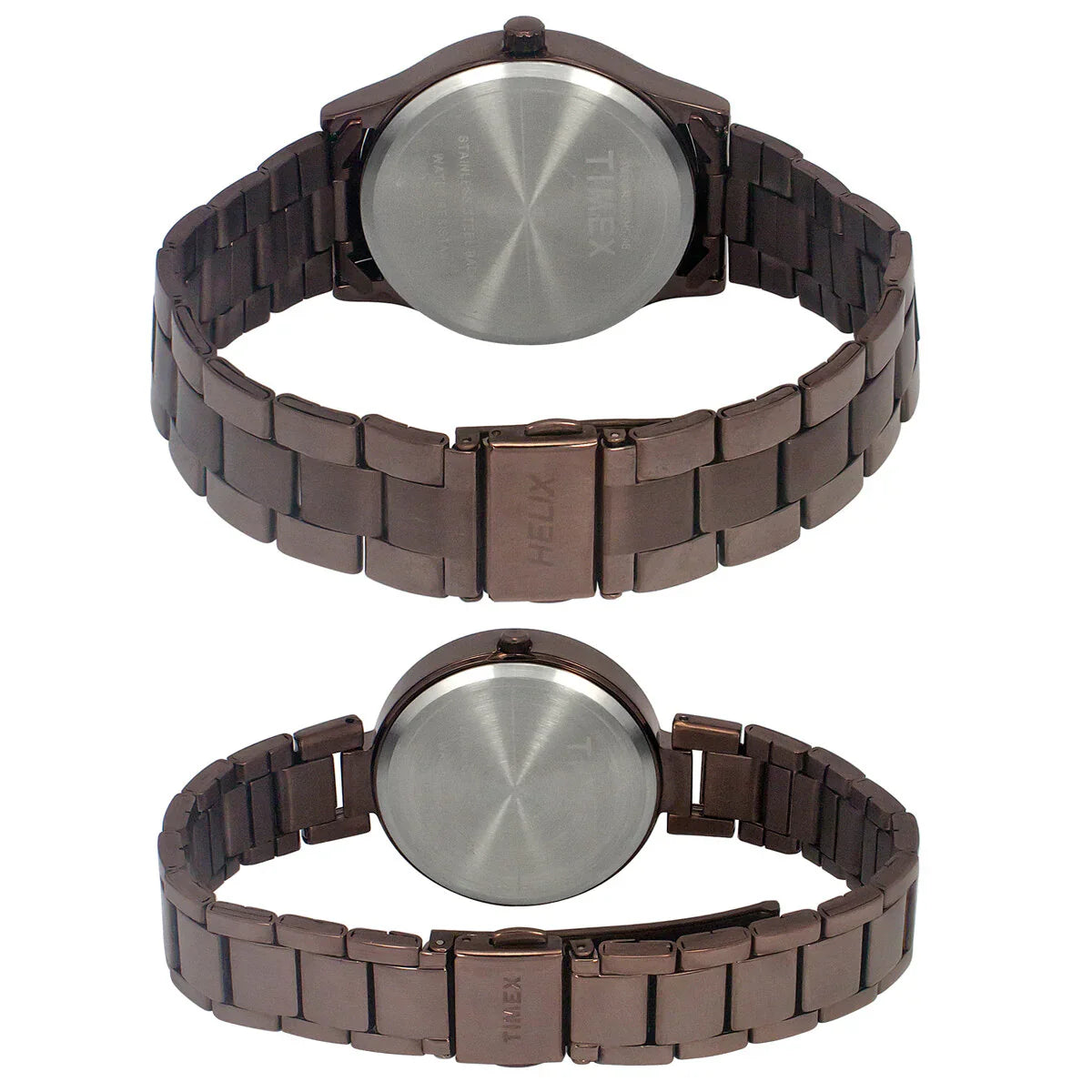Timex Fashion Analog Brown Dial Couple Watches - TW00PR295