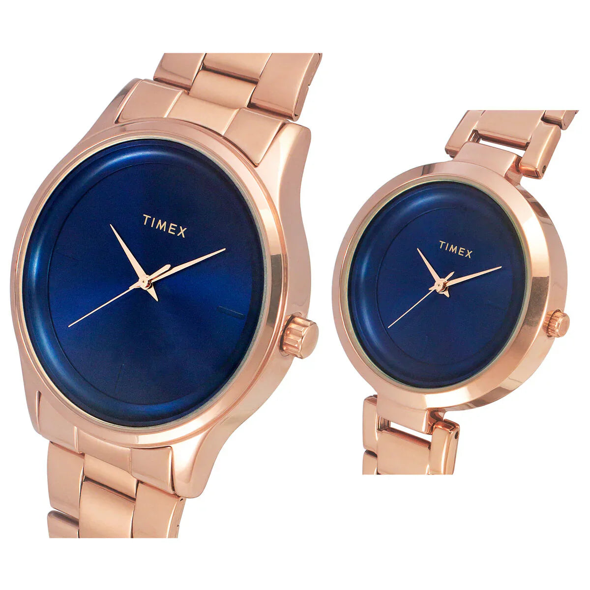 Timex Fashion Pair's Analog Blue Dial Couple Watches - TW00PR296